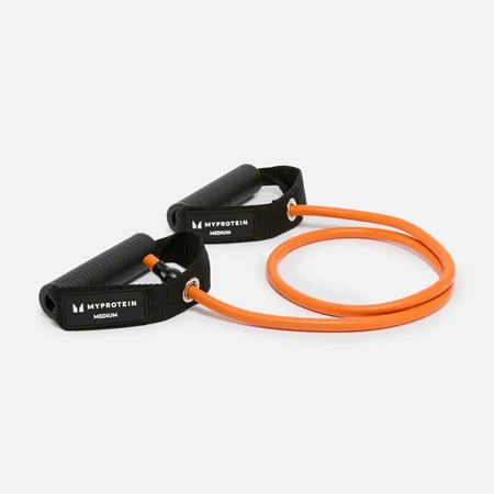 Taśma oporowa Myprotein z uchwytami – Medium – Burnt Orange