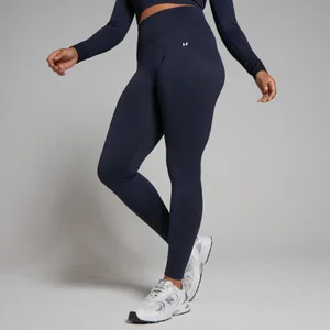 Damskie legginsy bezszwowe z kolekcji Shape MP – granatowe - Size XXS