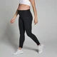 Damskie legginsy ciążowe ze średnim stanem z kolekcji Maternity MP – czarne