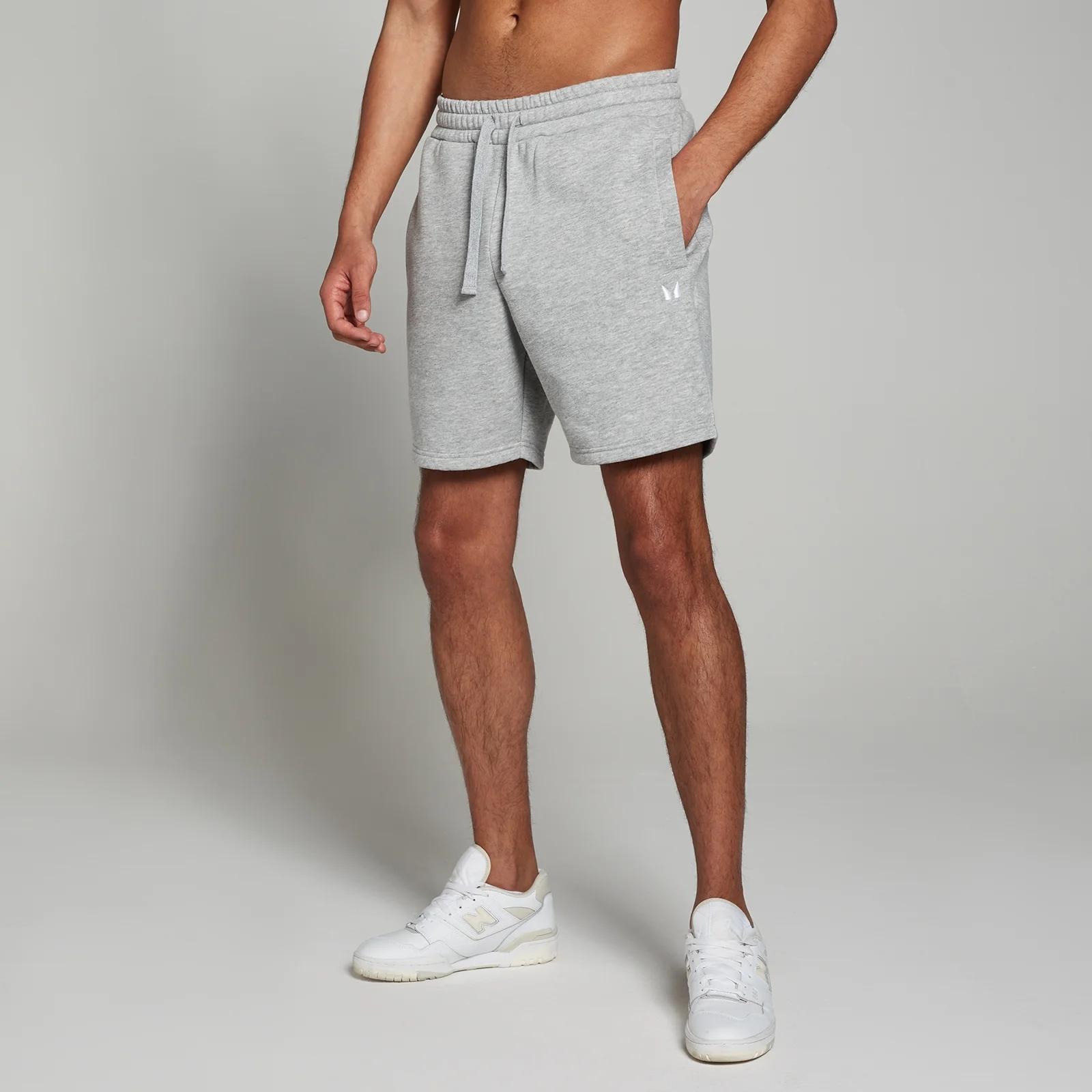 Męskie spodenki dresowe z kolekcji Rest Day MP – Grey Marl - M Obraz 1