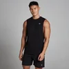 Męska koszulka z obniżonymi wycięciami na ramiona z kolekcji Rest Day MP – czarna