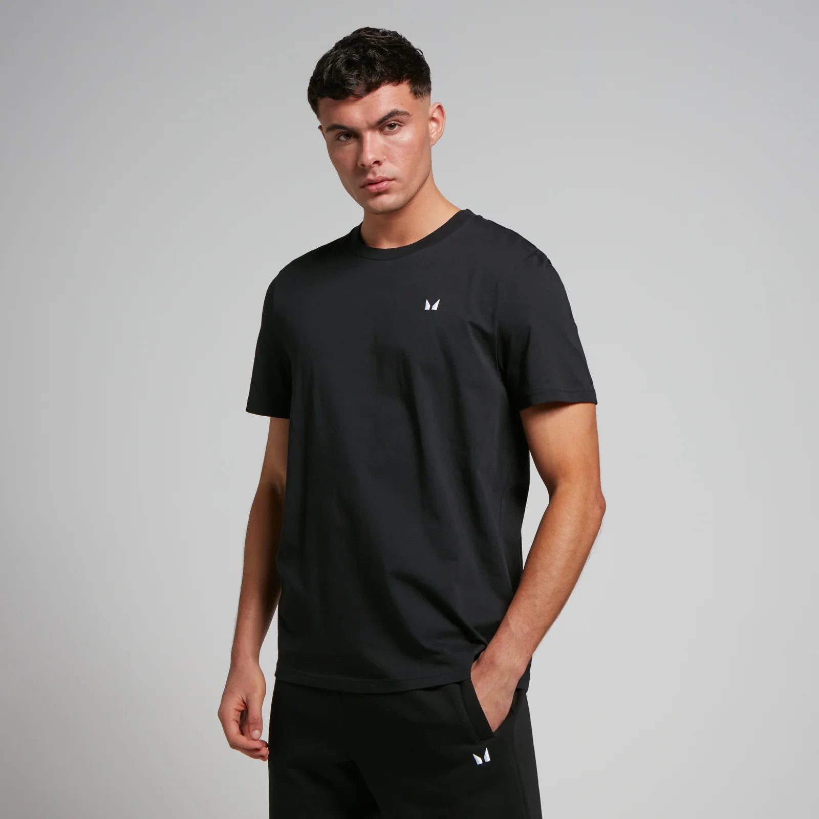 Męski T-shirt z krótkim rękawem z kolekcji Rest Day MP – czarny - XS Obraz 1