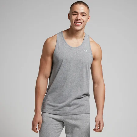 Męski podkoszulek typu stringer z kolekcji Rest Day MP – Grey Marl