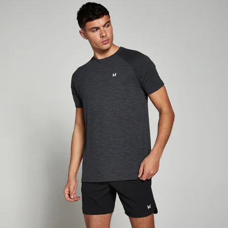 Męski T-shirt z krótkim rękawem z kolekcji Performance MP – Black Marl