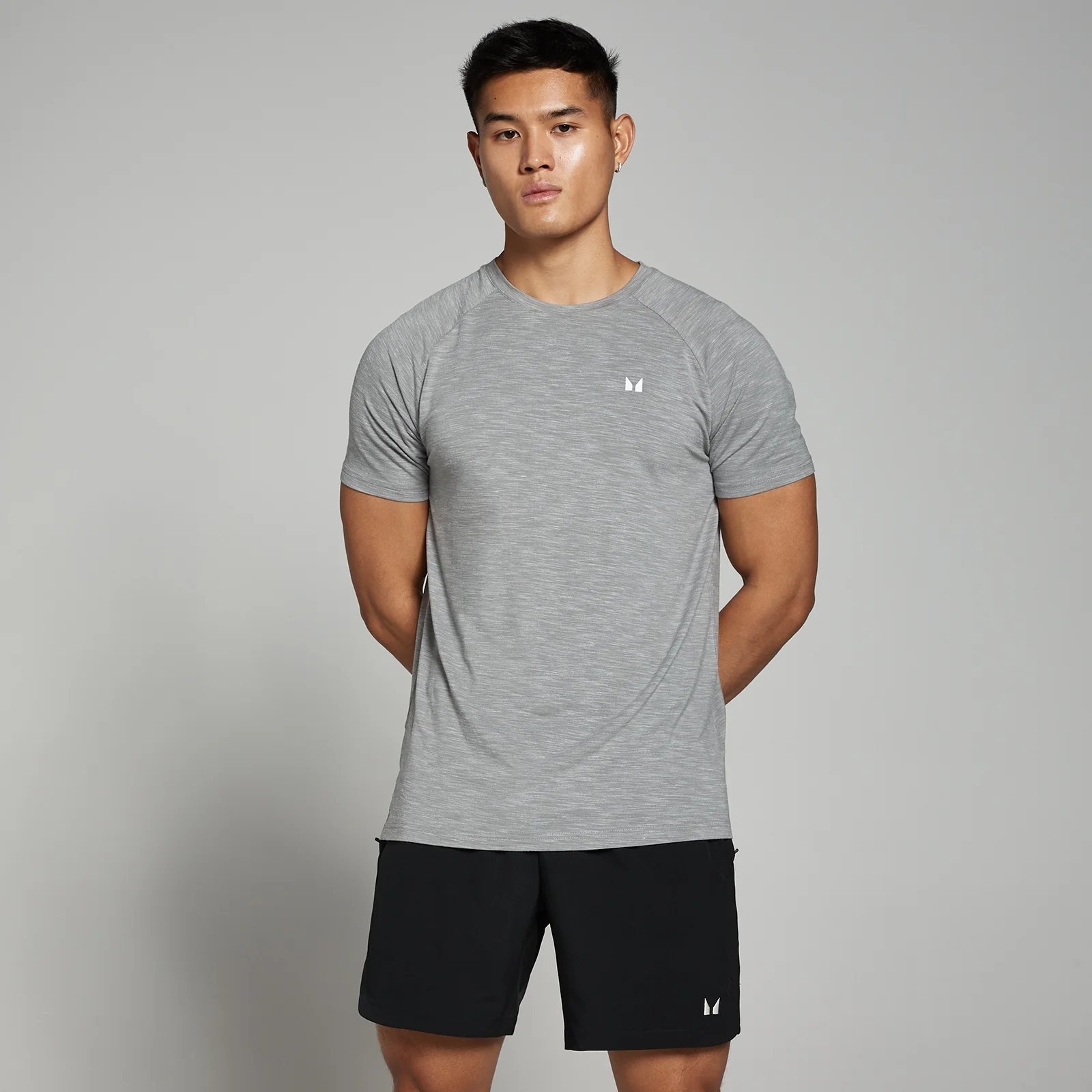 Męski T-shirt z krótkim rękawem z kolekcji Performance MP – Chrome Marl - S Obraz 1