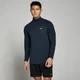 Męska koszulka z suwakiem 1/4 z kolekcji Performance MP – Navy Marl
