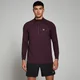 Męska koszulka z suwakiem 1/4 z kolekcji Performance MP – Merlot Marl