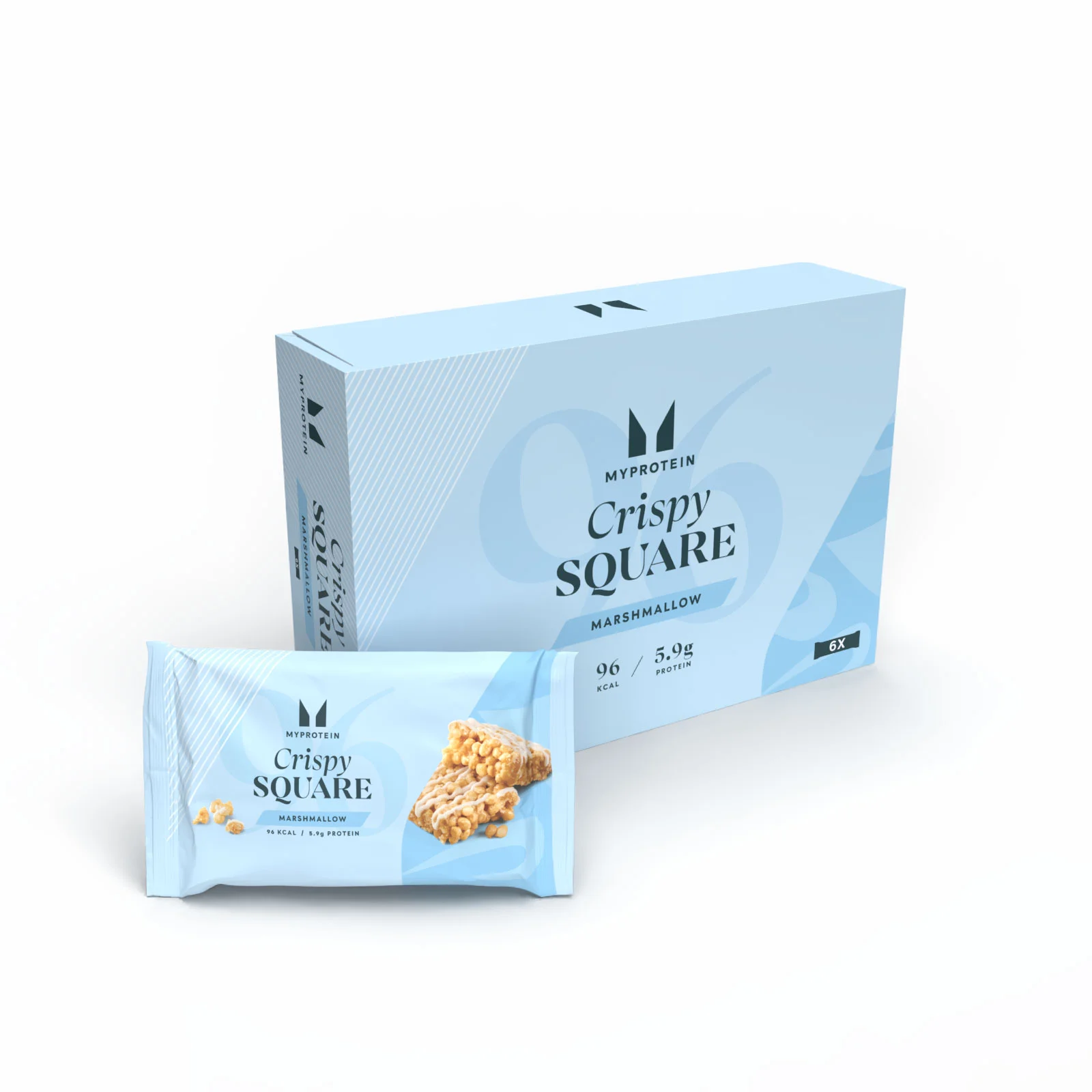 Crispy Square - 6 x 30g - Marshmallow Obraz 1