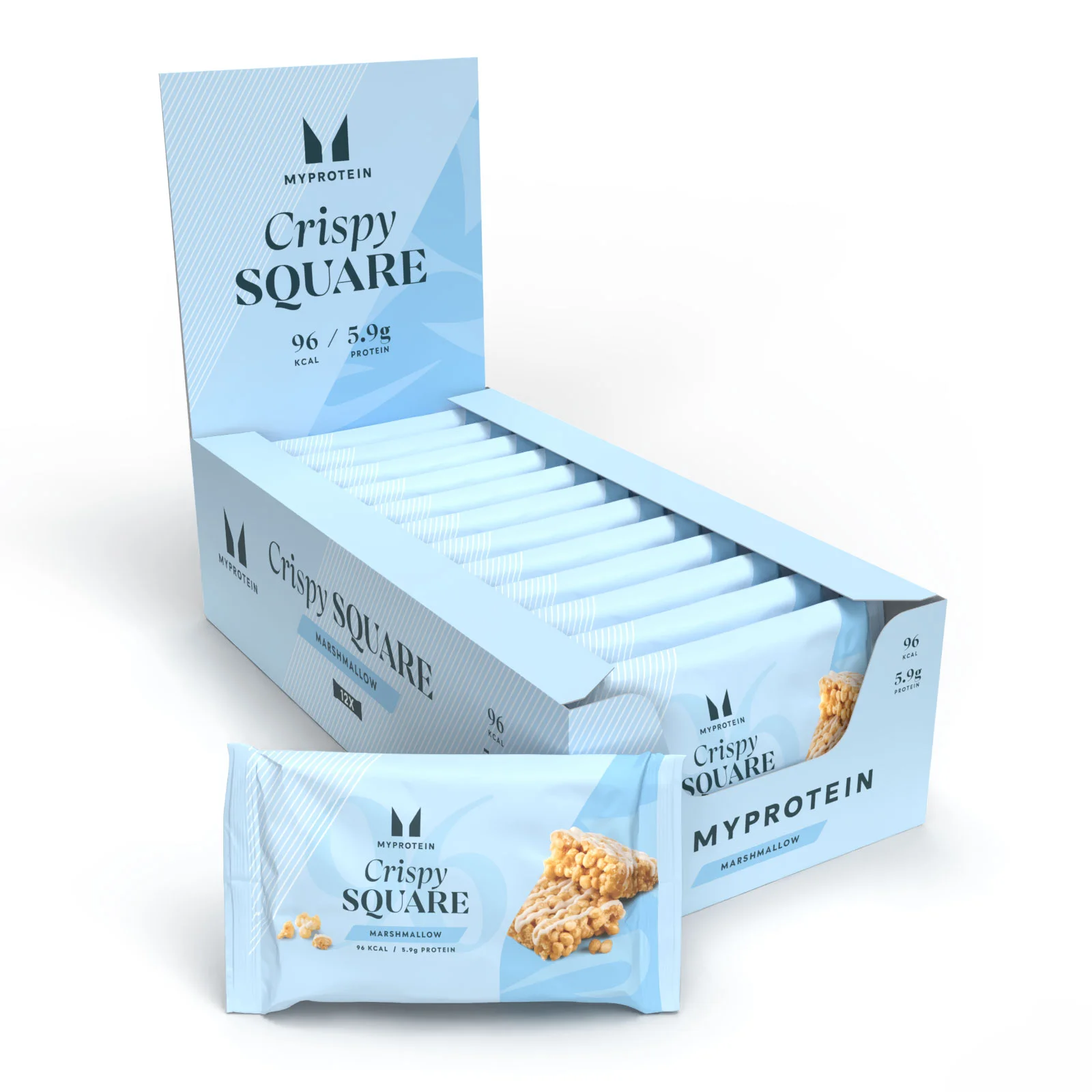 Crispy Square - 12 x 30g - Marshmallow Obraz 1