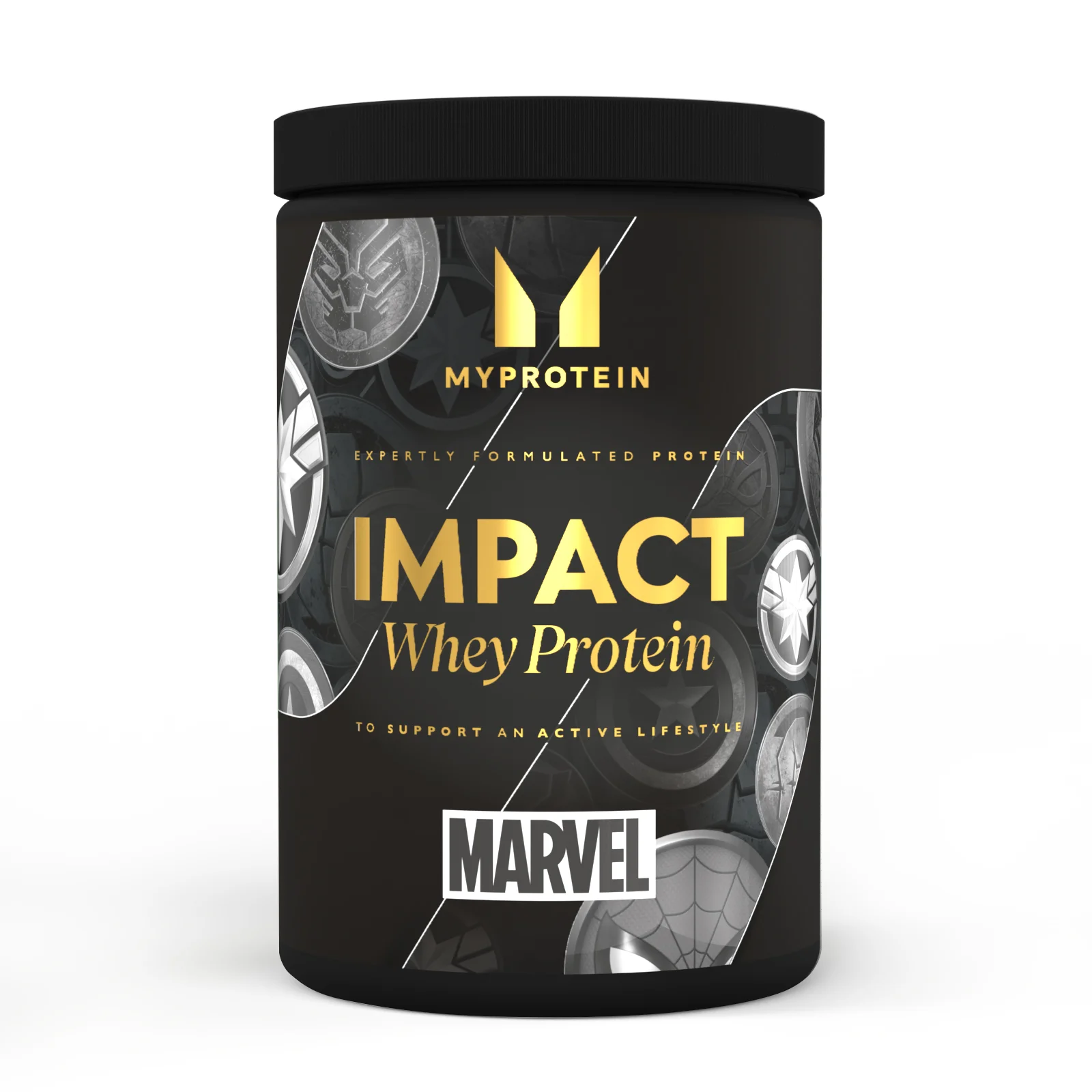Impact Whey Protein – MARVEL - 625g - Chocolate Peanut Pretzel Obraz 1