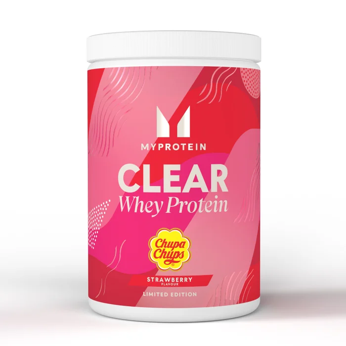 Clear Whey – Chupa Chups® o smaku truskawkowym