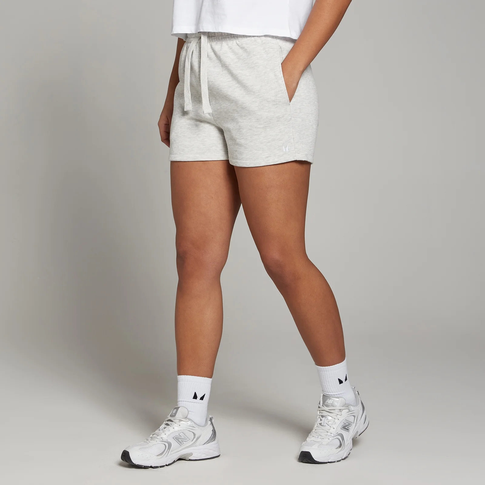 Damskie spodenki z kolekcji Basics MP – Light Grey Marl - XS Obraz 1