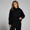 Damska bluza oversize z kapturem z kolekcji Basics MP – czarna