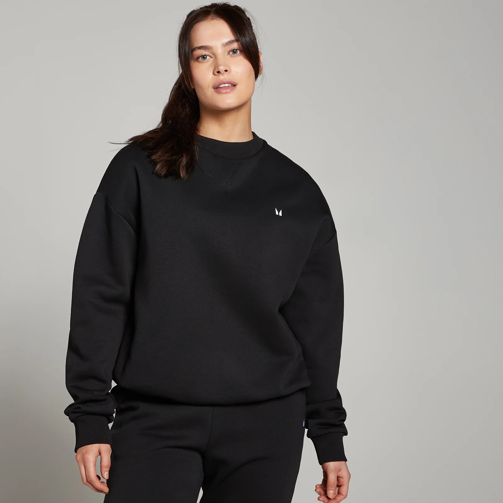 Damska bluza oversize z kolekcji Basics MP – czarna - XXS Obraz 1