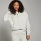 Damska bluza z kapturem i zapięciem na suwak z kolekcji Basics MP – Light Grey Marl