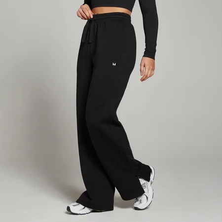 Damskie joggery o prostych nogawkach z kolekcji Basics MP – czarne