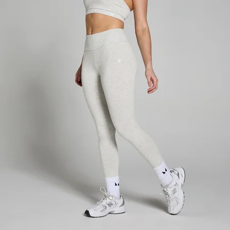 Damskie legginsy z kolekcji Basics MP – Light Grey Marl