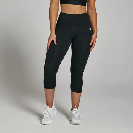 Damskie legginsy ¾ z kolekcji Power MP – czarne