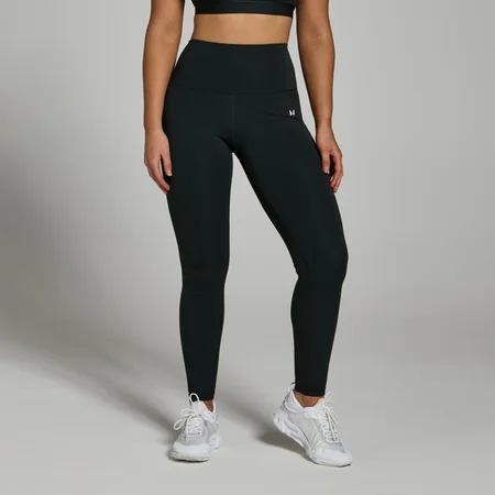 Damskie legginsy z wysokim stanem z kolekcji Power MP – czarne