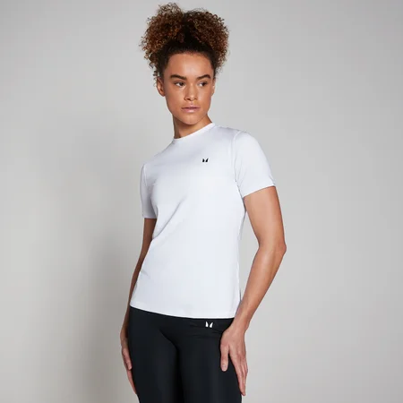 Damski T-shirt z krótkim rękawem z kolekcji Training MP – biały
