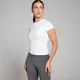 Damski T-shirt z krótkim rękawem o dopasowanym kroju z kolekcji Tempo MP – biały