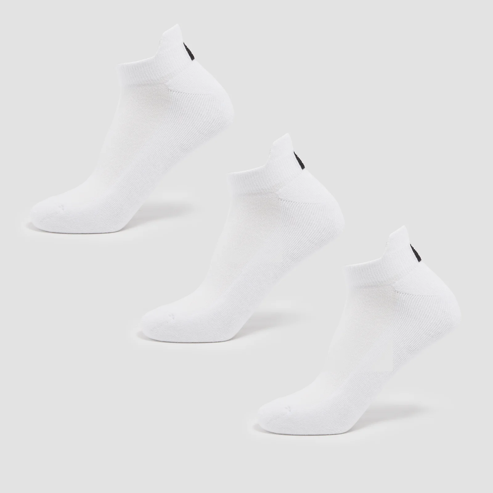 Krótkie skarpetki z kolekcji MP Unisex (trójpak) – białe - UK 12-14 Obraz 1