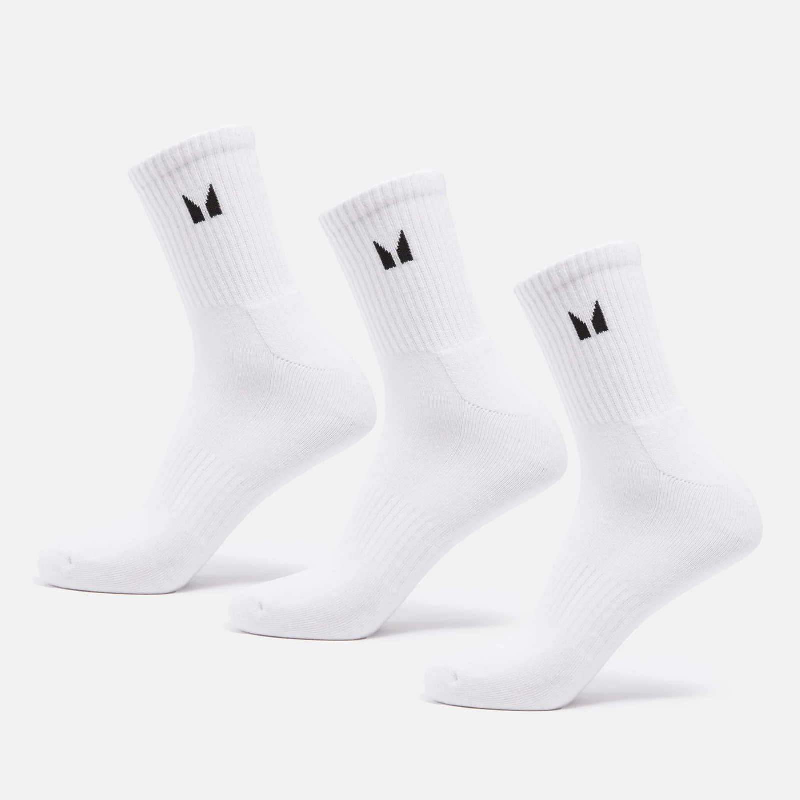 Skarpetki za kostkę z kolekcji Unisex MP (trójpak) – białe - UK 6-8 Obraz 1
