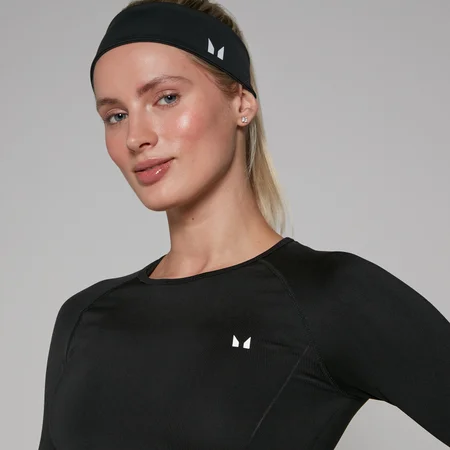 Opaska z kolekcji Velocity MP – czarna/odblaskowa