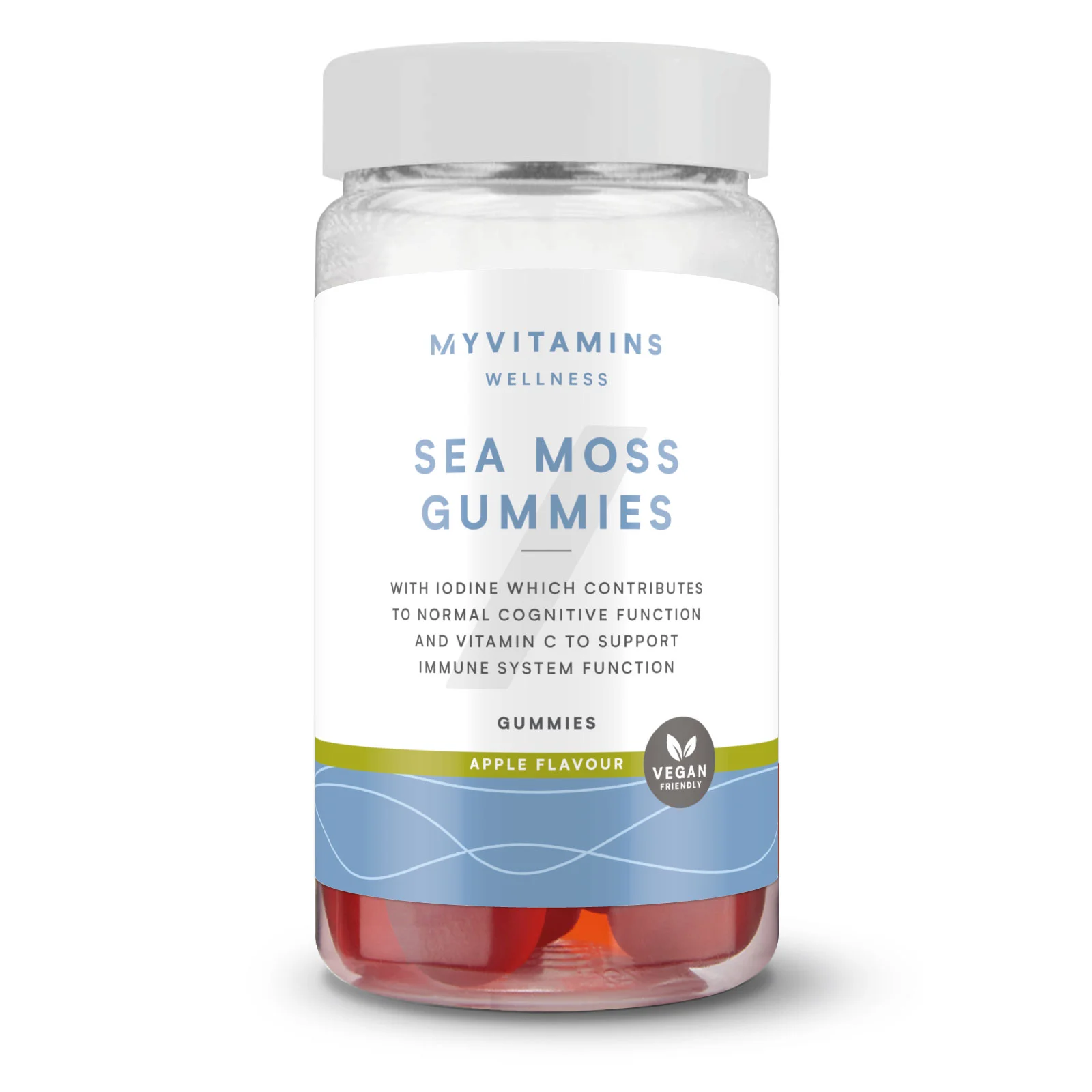Żelki z mchu morskiego - 60gummies - Jabłko Obraz 1