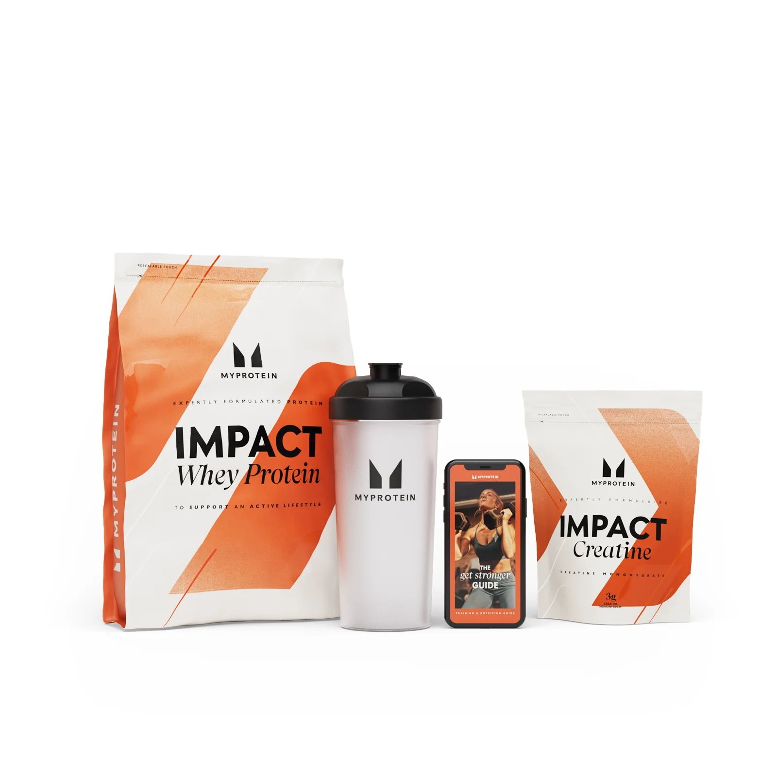 Zestaw Get Stronger - Strawberry (Vegan) - Unflavoured Obraz 1