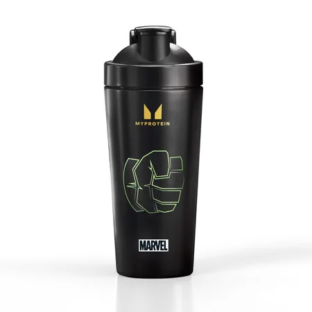 Shaker Myprotein Hulk z metalu z recyklingu – czarny