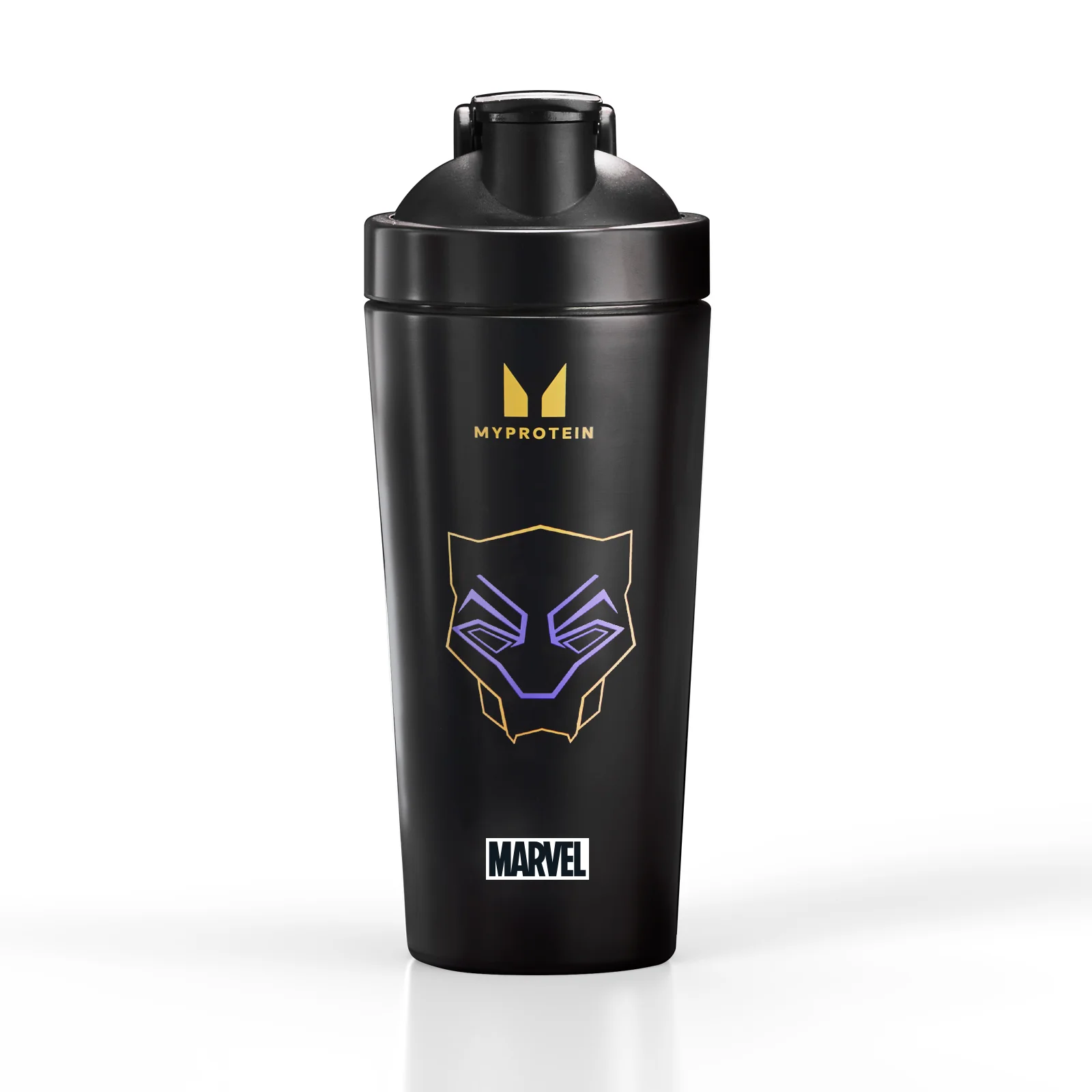Shaker metalowy inspirowany Czarną Panterą Obraz 1