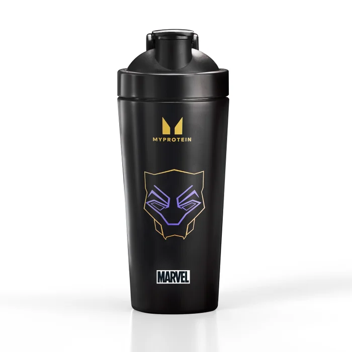Shaker metalowy inspirowany Czarną Panterą