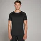 Męski T-shirt z tłoczeniem z kolekcji Tempo MP – czarny