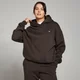 Damska bluza oversize z kapturem z kolekcji Basic MP – Coffee
