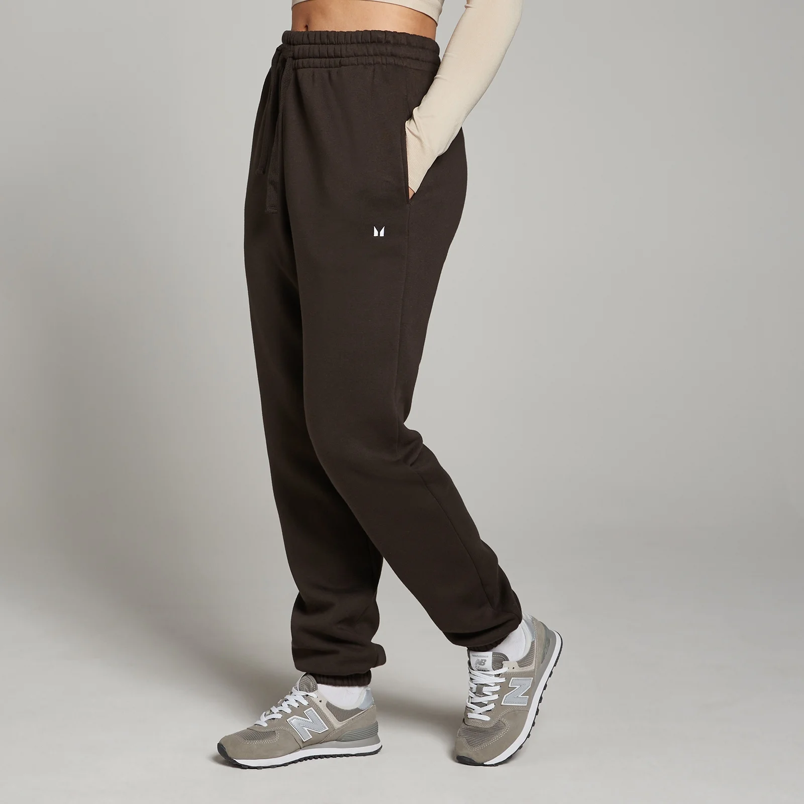 Damskie joggery z kolekcji Basic MP – Coffee - M Obraz 1