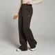 Damskie joggery z prostymi nogawkami z kolekcji Basic MP – Coffee