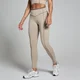 Damskie legginsy o kontrastującej fakturze z kolekcji Tempo MP – Cashmere