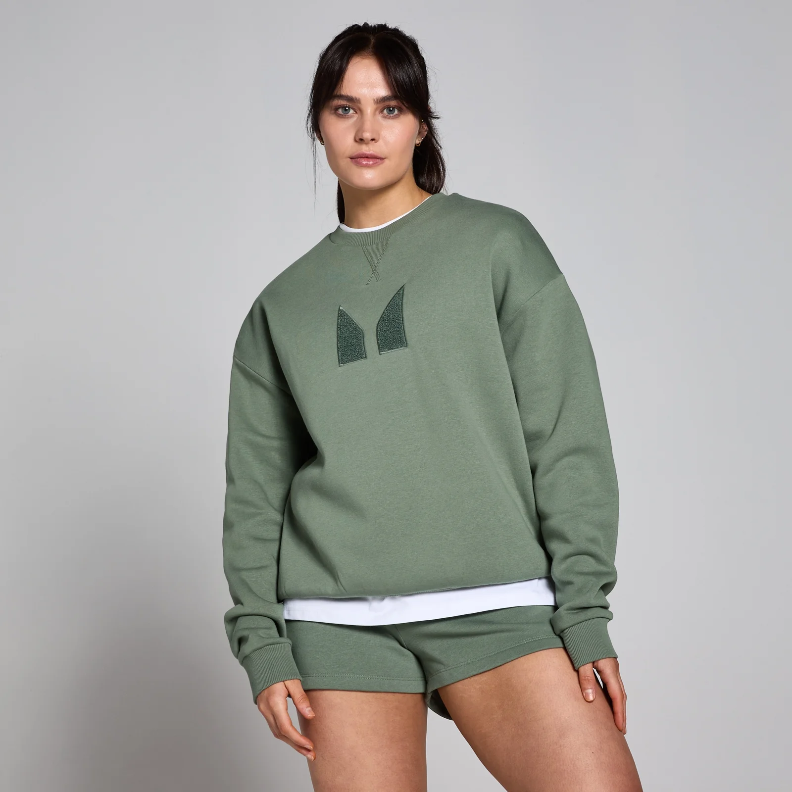 Damska bluza oversize z kolekcji Tempo MP – Moss Green - S Obraz 1