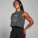 Damska krótka koszulka bez rękawów z kolekcji Origin Graphic MP Washed Grey