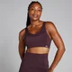Damski zgrzewany stanik sportowy z kolekcji Tempo Ultra MP – Chocolate Berry