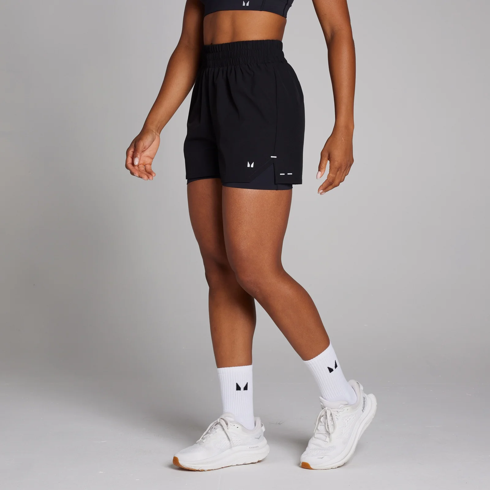 Damskie lekkie spodenki 2 w 1 z kolekcji Velocity Ultra MP – czarne - XS Obraz 1