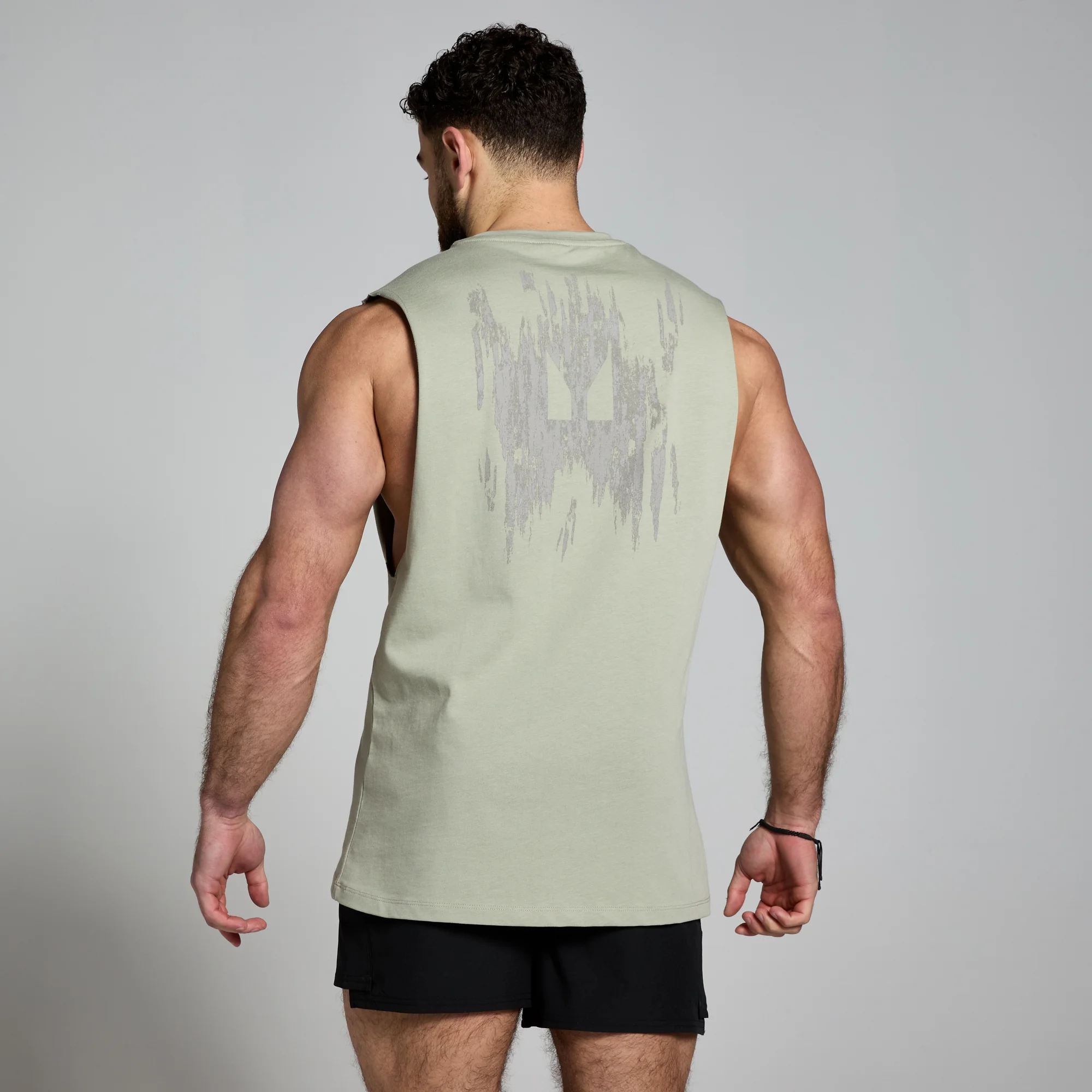 Męska koszulka bez rękawów z kolekcji Clay Graphic MP – Sea Grass - XS Obraz 1