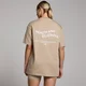 Damski T-shirt oversize z nadrukiem graficznym z kolekcji Health & Wellness MP – Cashmere