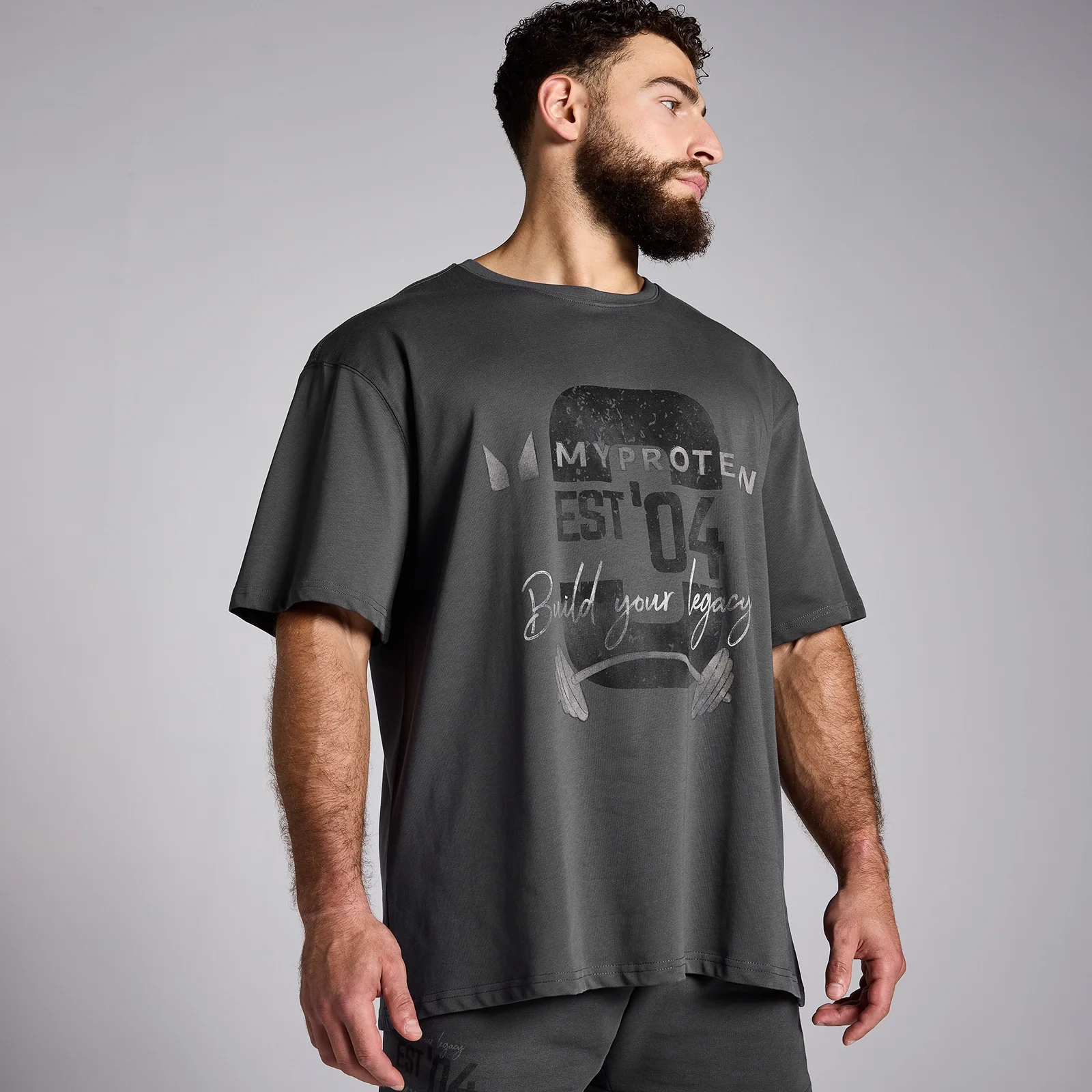 T-shirt z kolekcji Origin Graphic MP – Washed Grey - S-M Obraz 1