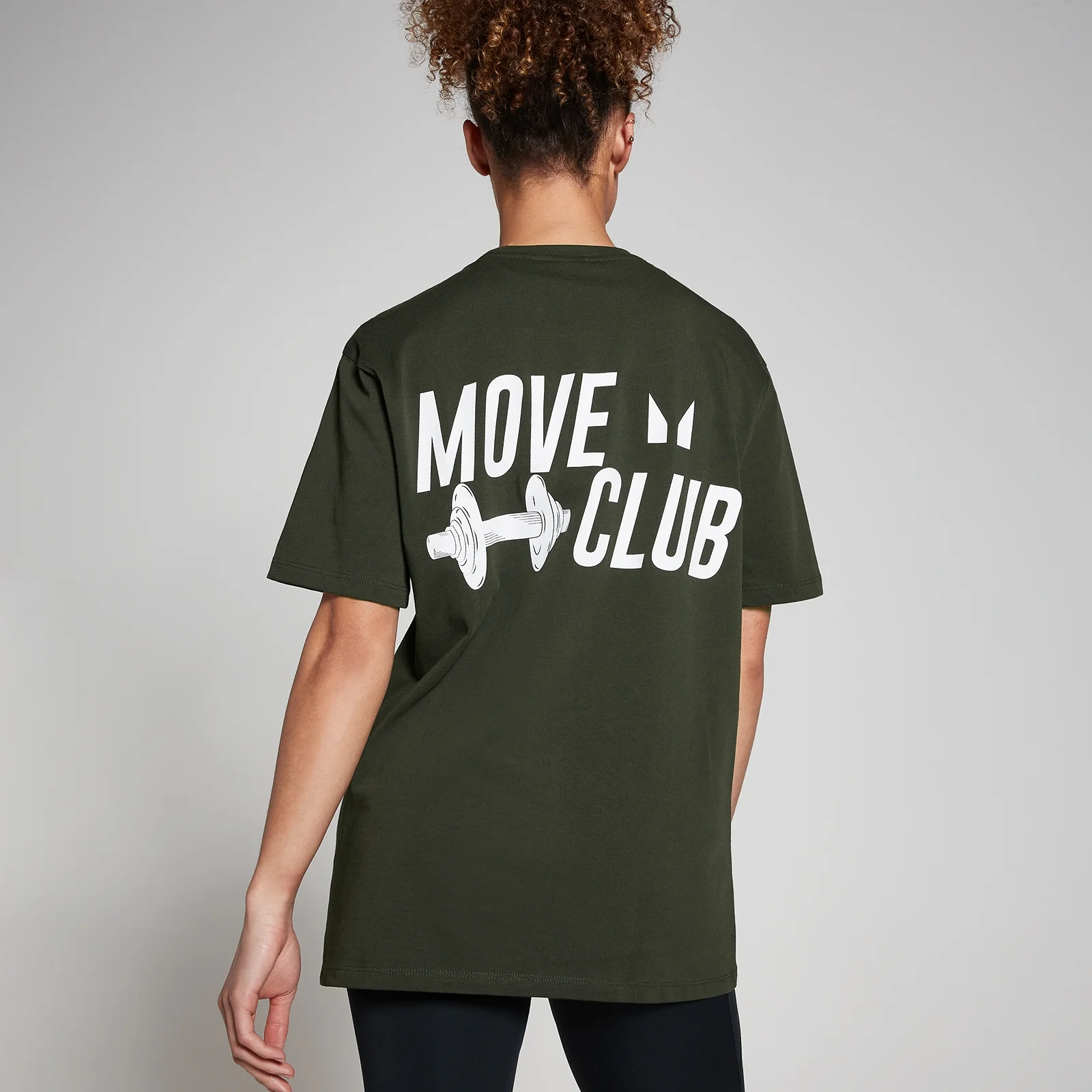 T-shirt oversize z kolekcji Move Club MP – Forest Green - XXL-XXXL Obraz 1