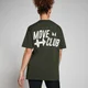 T-shirt oversize z kolekcji Move Club MP – Forest Green