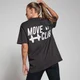 T-shirt oversize z kolekcji Move Club MP – Washed Black