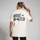 T-shirt oversize z kolekcji Move Club MP – Vintage White