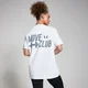 T-shirt oversize z kolekcji Move Club MP – biały